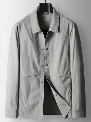 Business 4-Way Stretch Wrinkle-Free Notch-Lapel Lightweight Jacket