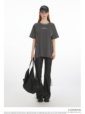 Liber Summer Women's Printed Letter T-shirts