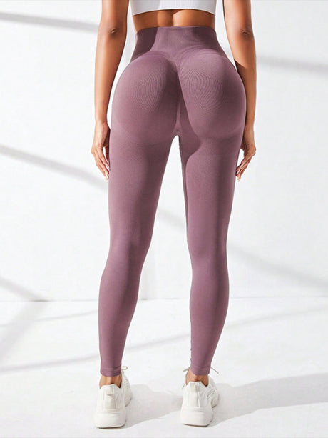 Seamless Exercise Yoga Fitness High-waisted, Tummy-flattening Elastic Pants