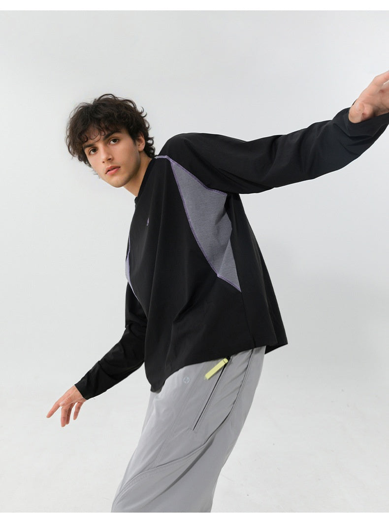 Liber Autumn Men's Patchwork T-shirts