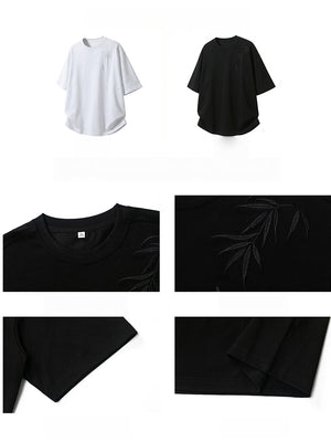New Chinese Style Bamboo Embroidery T-shirts