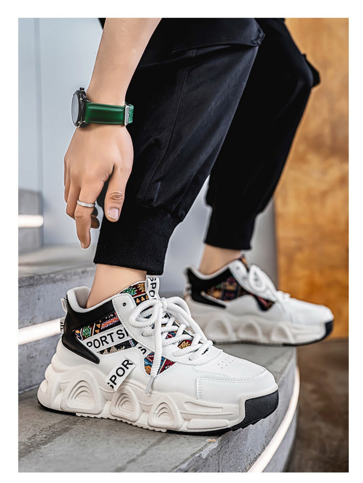 Liber Four Seasons Floral Men's Casual Sports Shoes