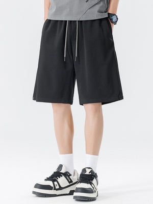 Side Slit Printed Five Points Shorts
