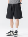 Side Slit Printed Five Points Shorts