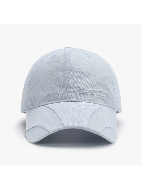 Denim Distressed Washed Shade Baseball Caps