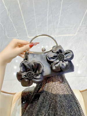 Liber Four Seasons ACC Pearl Bow Cloud Bag