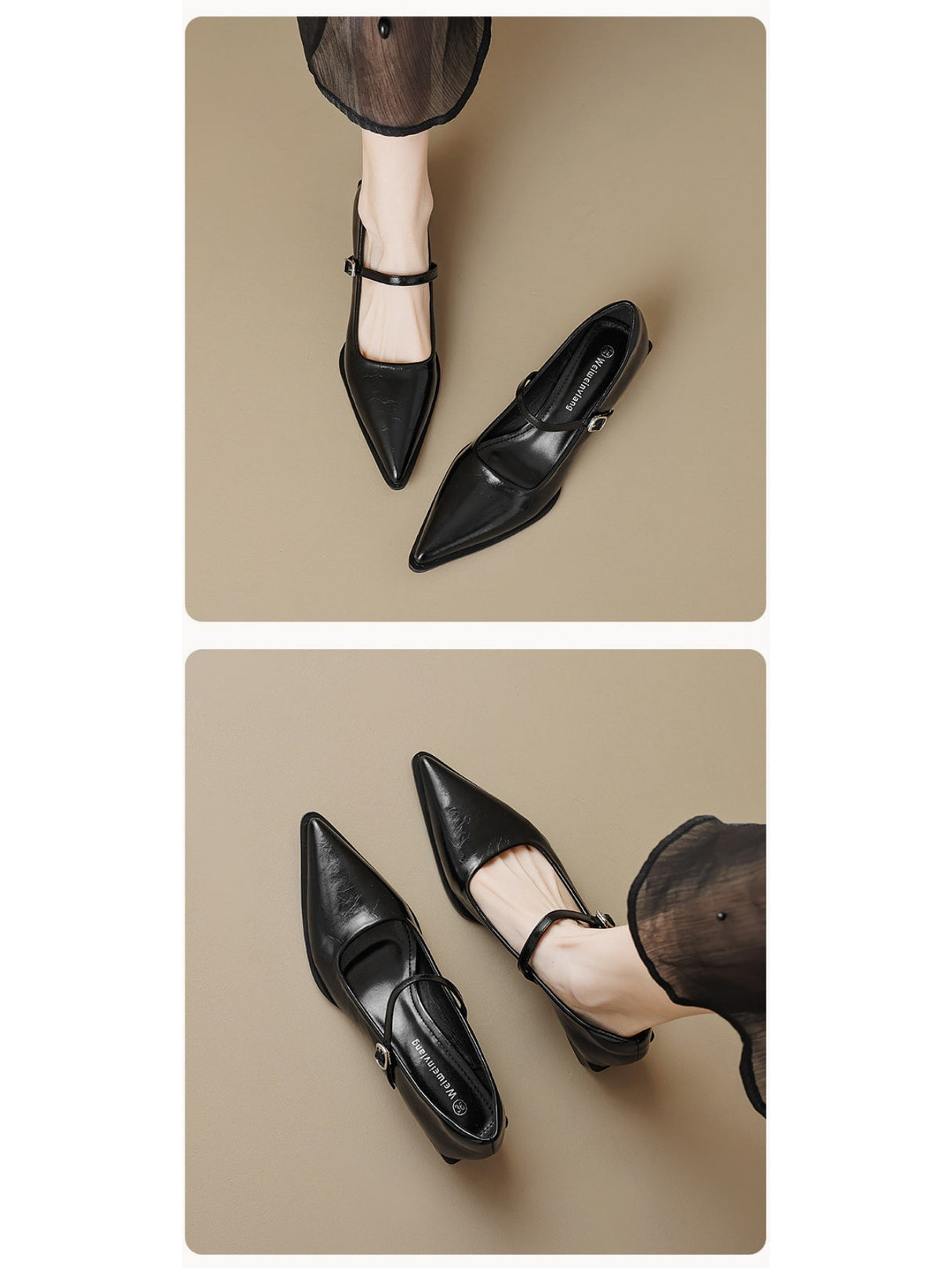 Liber Spring and Autumn Metallic Women's Mary Jane Shoes