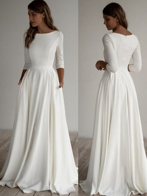 Simplicity Long Sleeve Parties Maxi Dresses