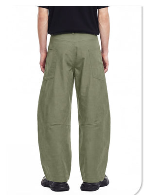 Retro Wide-leg Machete Cargo Trousers