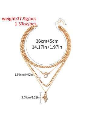 Snake Pendant Necklace