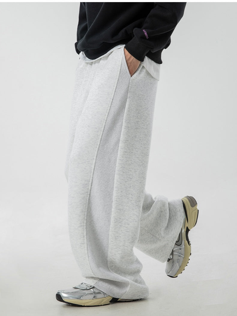 Liber Autumn Men's None Solid Color Pants
