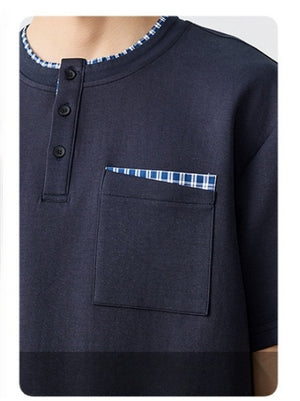 Patchwork Loose-fit T-shirts