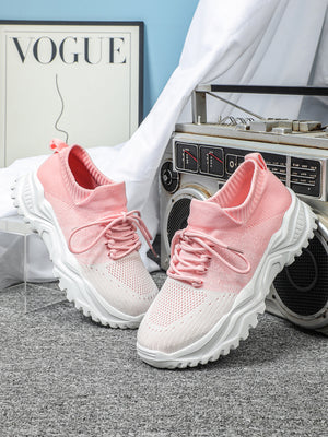 Color-blocked Unisex Casual Sneakers
