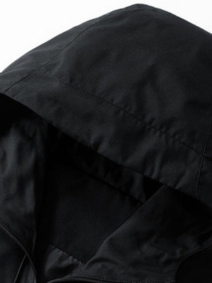 Outdoor Reflective On Foot Camping Mountain Climbing Hooded Windproof Jacket