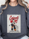 Pullover Pattern Printed Sweatshirt