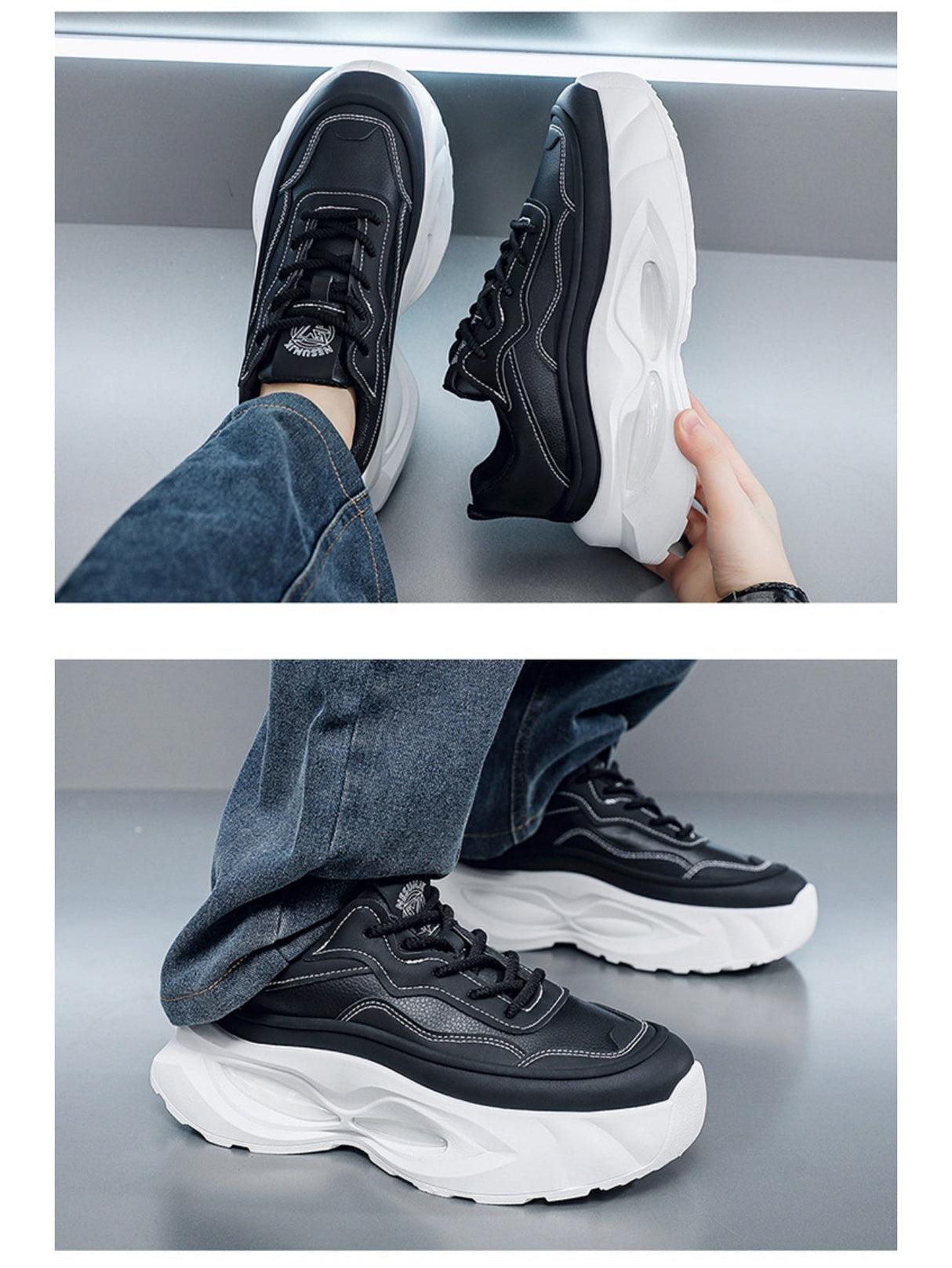 Liber Four Seasons Thick-soled Men's Casual Sports Shoes