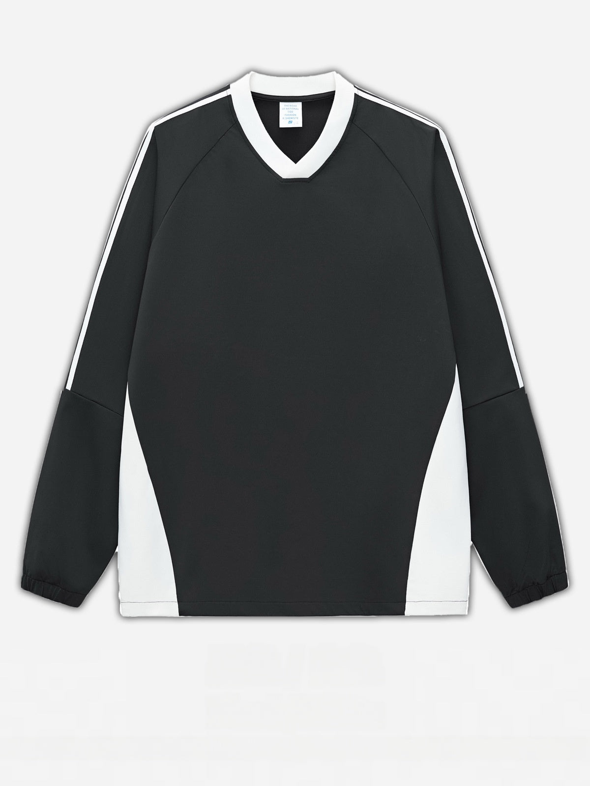 Liber Summer Neutral wear Splicing Contrasting colors T-shirts