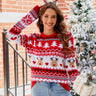 Christmas Jacquard Pullover Sweater
