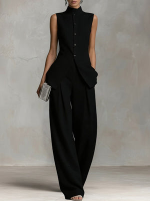 Women's Solid Color Suit