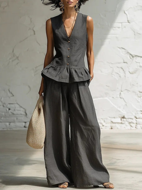 Women's Solid Color Suit