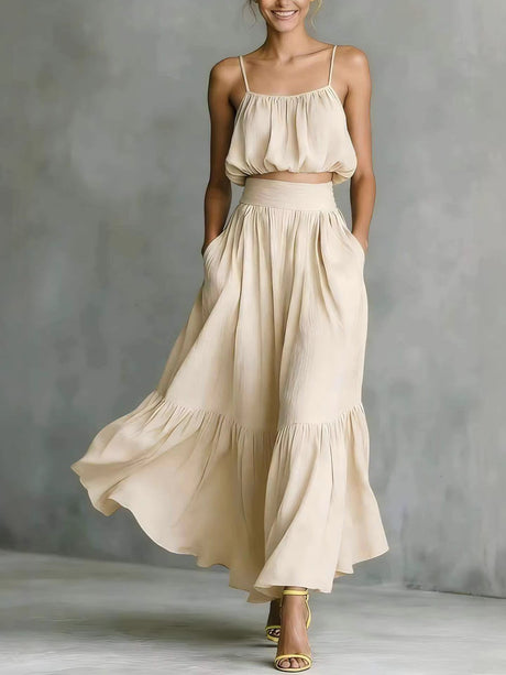 Minimalist Solid Color Casual Suit