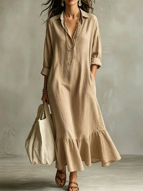 Simple And Elegant Midi Dress