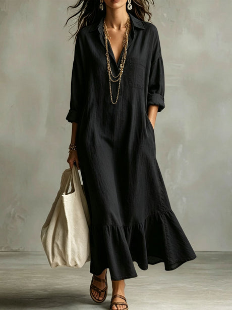 Simple And Elegant Midi Dress