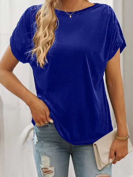 Simple Solid Color, Versatile T-shirt