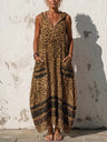 Leopard Print Midi Dress