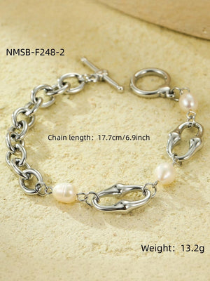 Gold Pearl Necklace