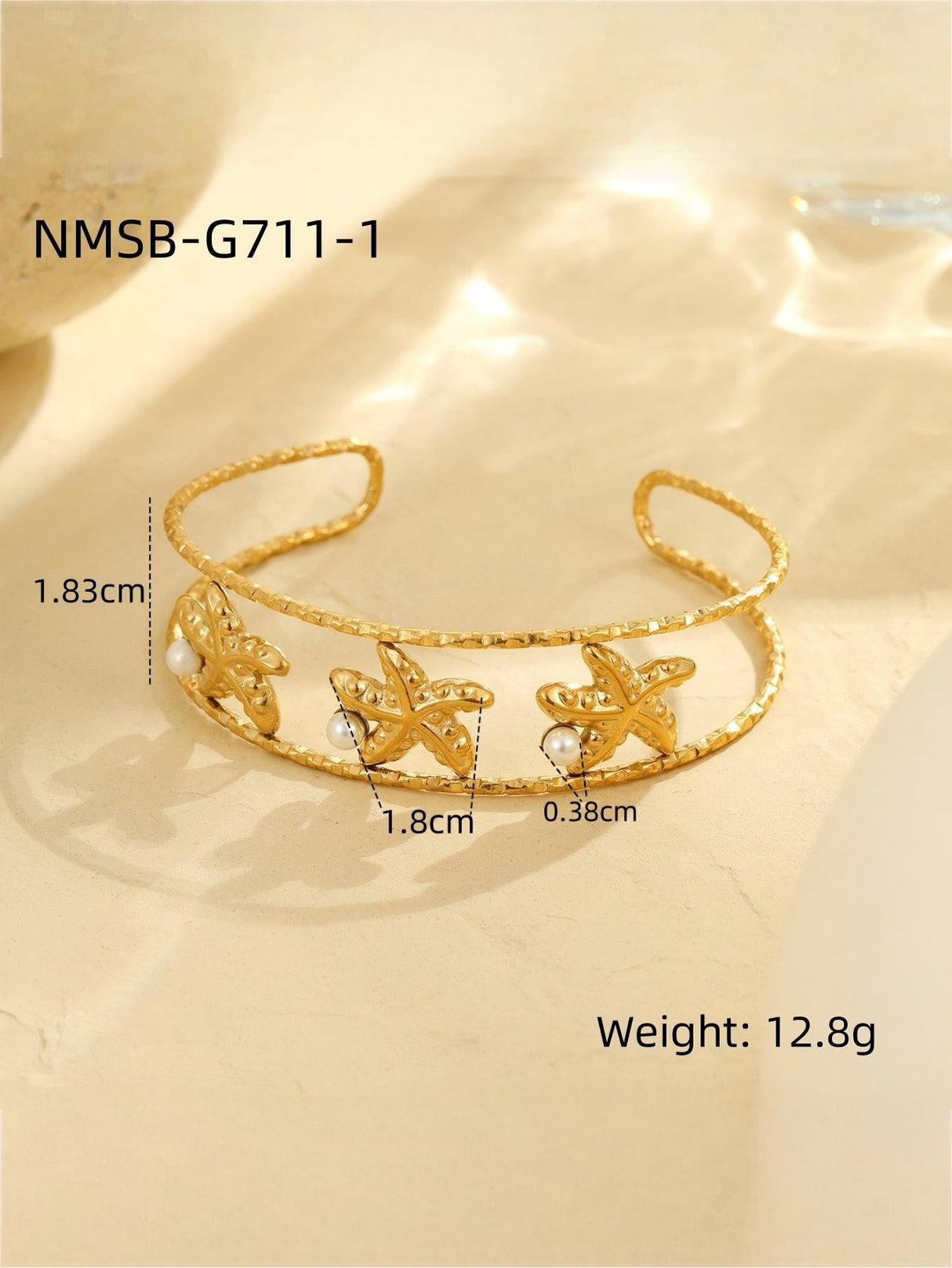 Holiday Shell And Starfish Bracelet