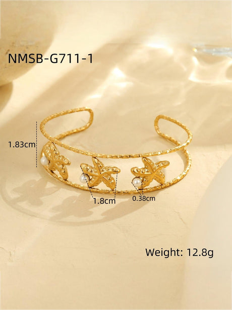 Holiday Shell And Starfish Bracelet