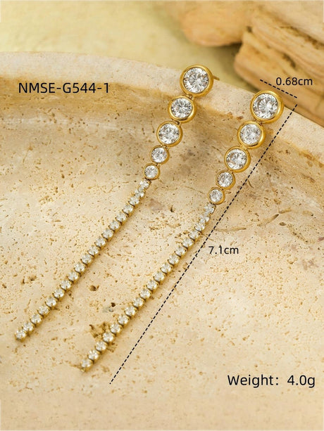 Sweet Pearl Tassel Earrings