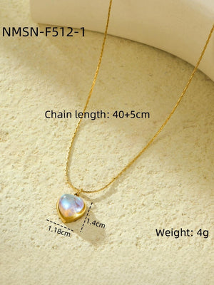 Colorful Heart Pendant Necklace