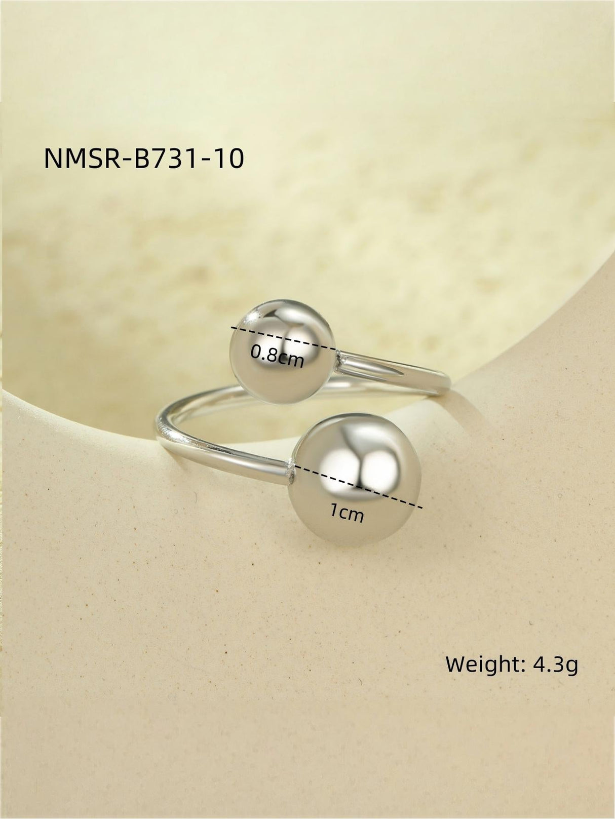 Solid Color Geometric Ring