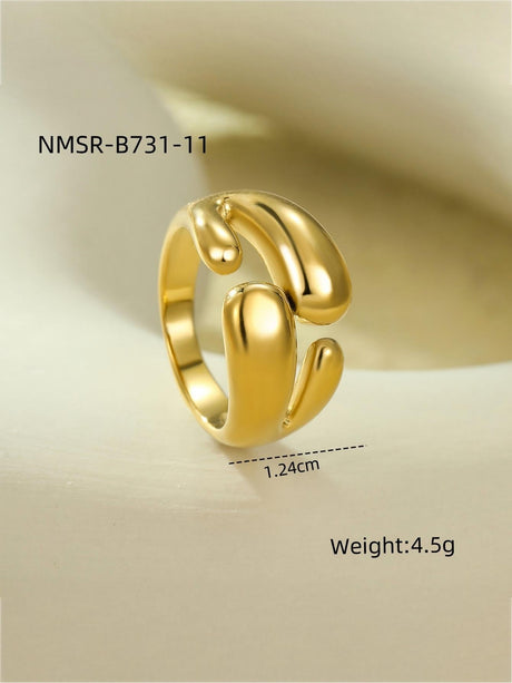 Solid Color Geometric Ring