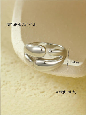Solid Color Geometric Ring