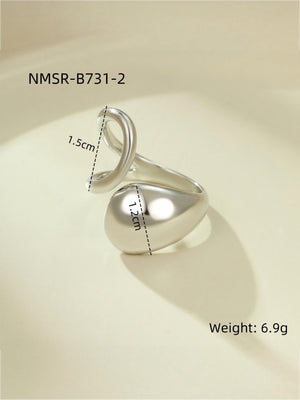 Solid Color Geometric Ring