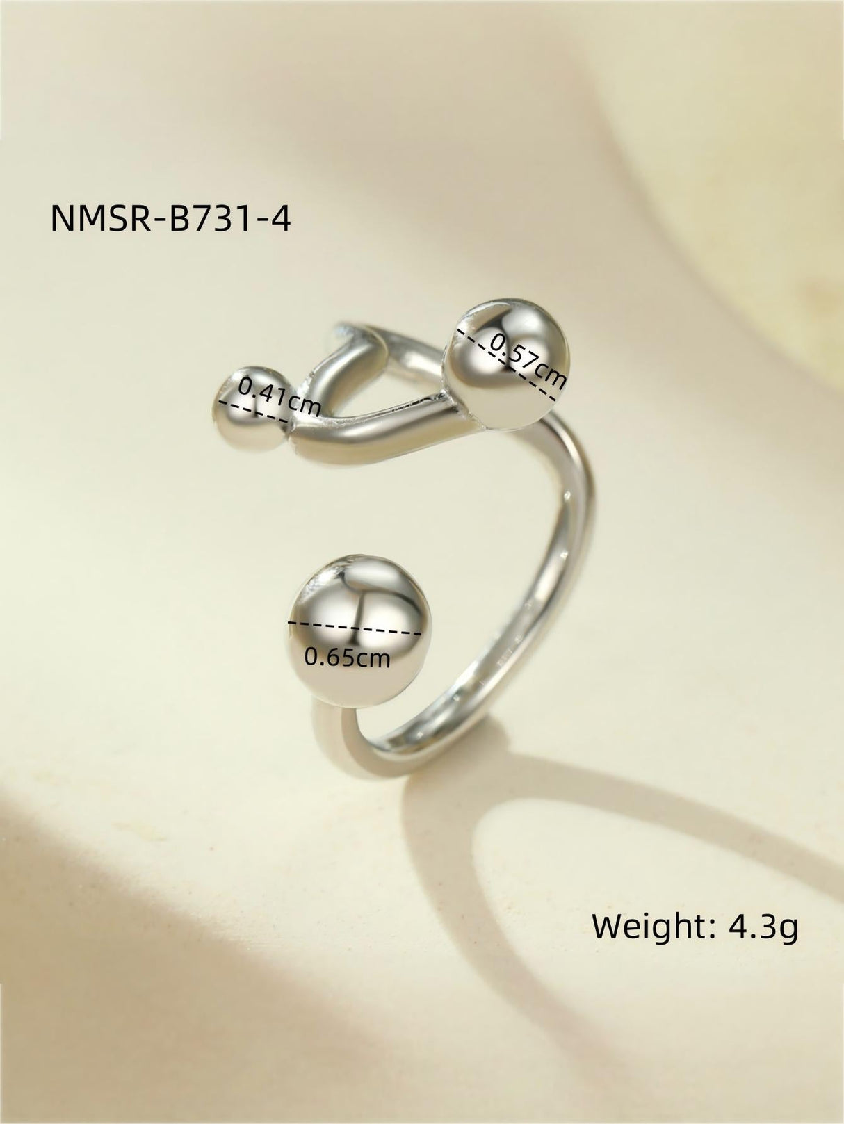 Solid Color Geometric Ring
