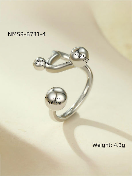 Solid Color Geometric Ring