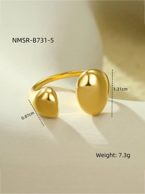 Solid Color Geometric Ring