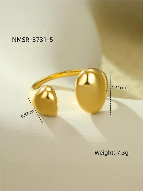 Solid Color Geometric Ring