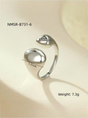 Solid Color Geometric Ring