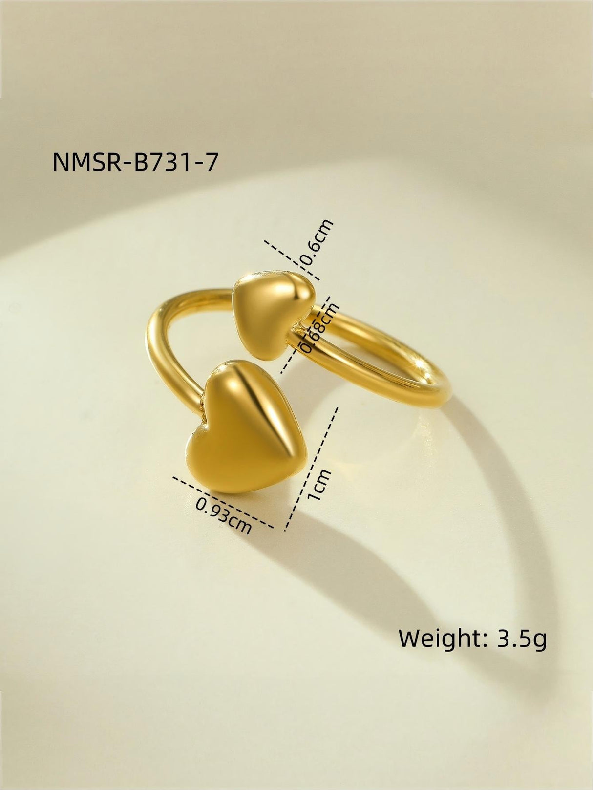 Solid Color Geometric Ring