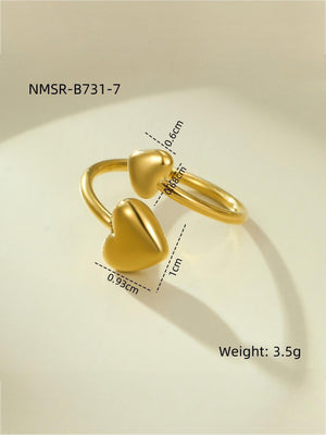 Solid Color Geometric Ring