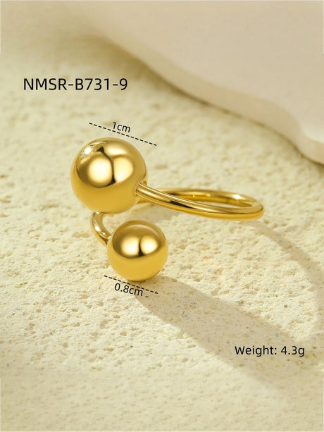 Solid Color Geometric Ring