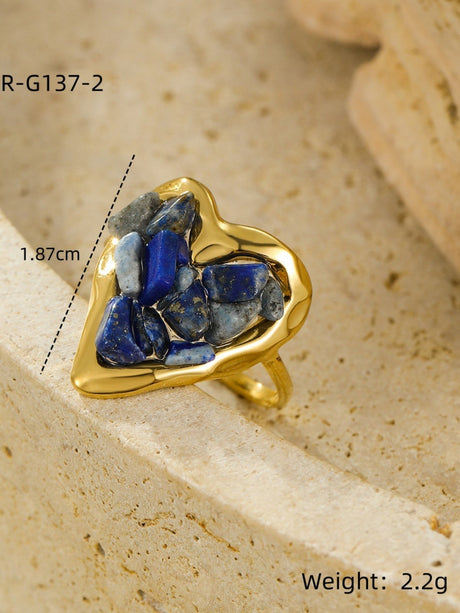 Colorful Heart Ring