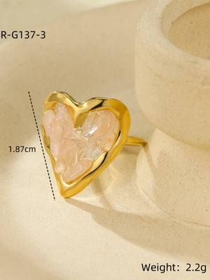 Colorful Heart Ring