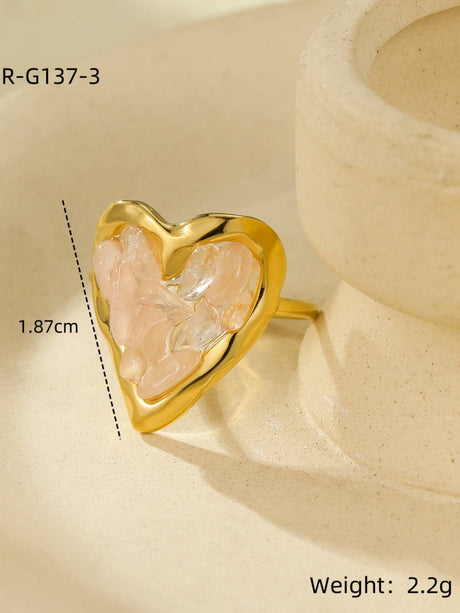 Colorful Heart Ring