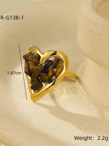 Colorful Heart Ring